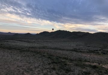 Arizona hot air balloon ride.